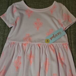 Cat & Jack Pink Floral Kids Dress